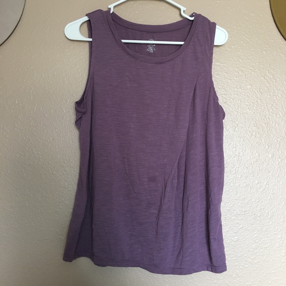 Women’s Gaiam Purple Athletic Yoga Tank Top